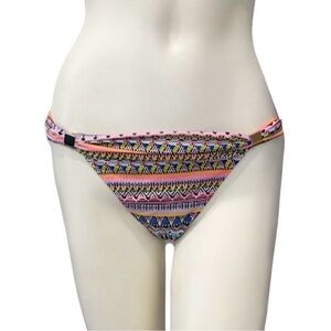 Victoria’s Secret Hottie Cheeky Bikini Bottom Size L Multicolor Tribal